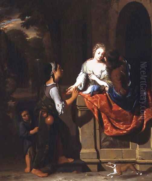 The Fortune Teller Oil Painting by Nicolaes Verkolje