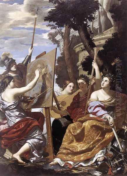 Allegory of Peace c. 1627 Oil Painting by Simon Vouet