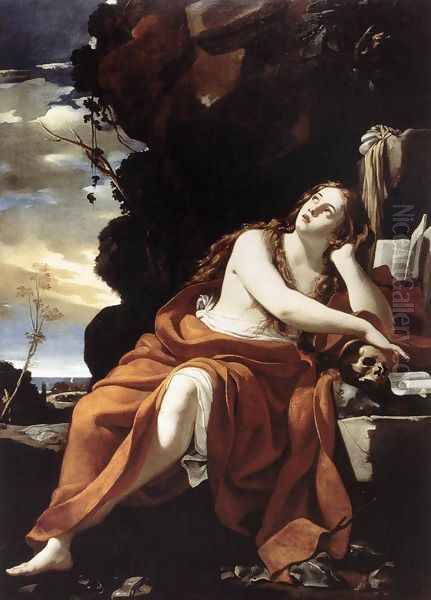 St Mary Magdalene 1623-27 Oil Painting by Simon Vouet