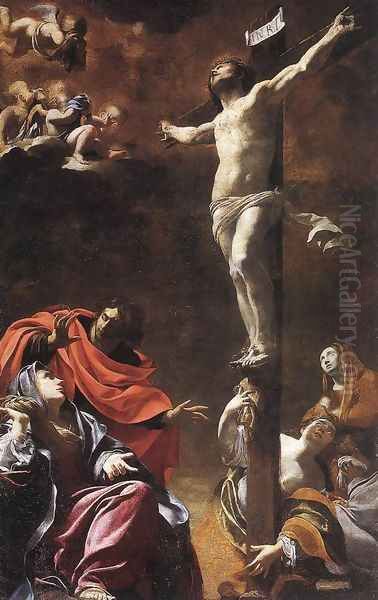 Crucifixion 1622 Oil Painting by Simon Vouet