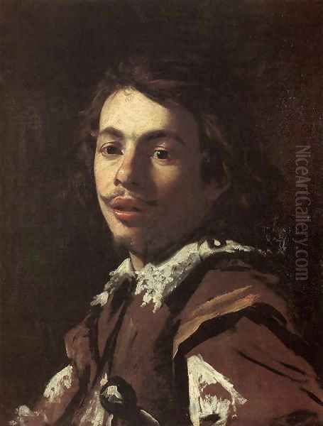 Self-Portrait Oil Painting by Simon Vouet