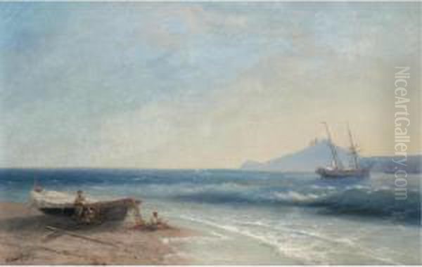 Marine Scene Oil Painting by Ivan Konstantinovich Aivazovsky