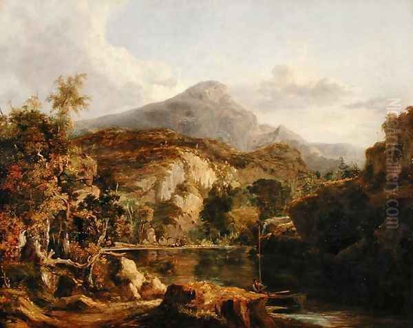 View in the Highlands, 1827 Oil Painting by George Vincent