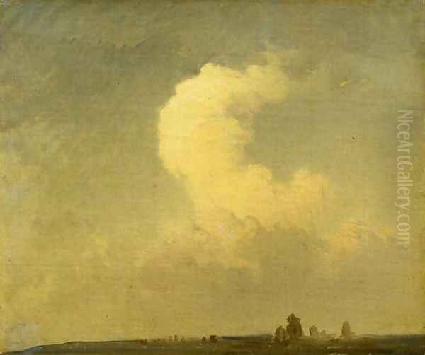 The Cloud, 1860's Oil Painting by Feodor Alexandrovich Vasilyev