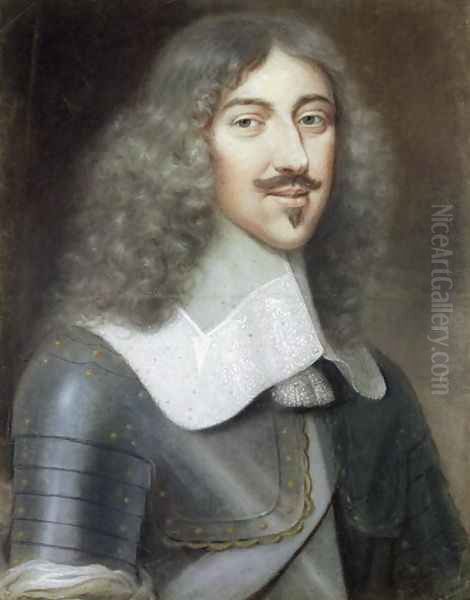 Portrait of Gaston de France (1608-60) Duc d'Orleans, c.1650 Oil Painting by Wallerant Vaillant