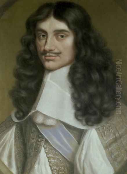 Charles II (1630-85) Oil Painting by Wallerant Vaillant