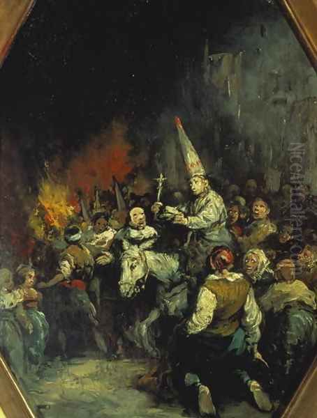 Damned by the Inquisition Oil Painting by Eugenio Lucas Velazquez