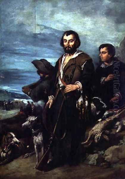 A Huntsman, 1862 Oil Painting by Eugenio Lucas Velazquez