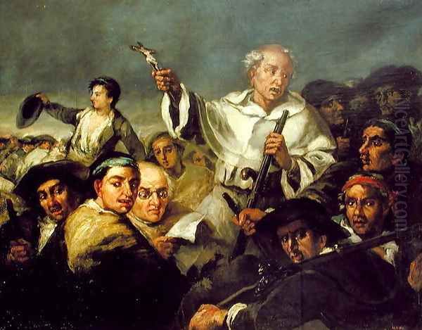 The Revolution Oil Painting by Eugenio Lucas Velazquez