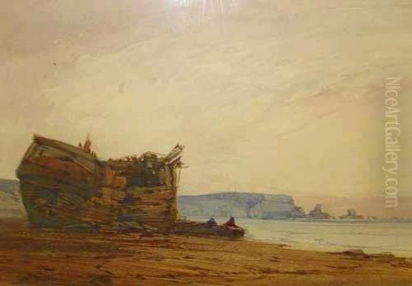 Hulk On The Shore Oil Painting by John Callow