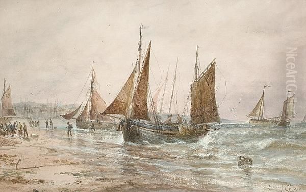 Near Penzance Oil Painting by John Callow