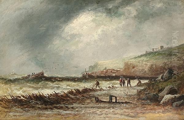 Low Tide Oil Painting by John Callow