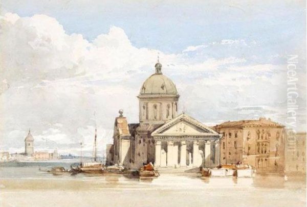 Venetian Scene Oil Painting by John Callow