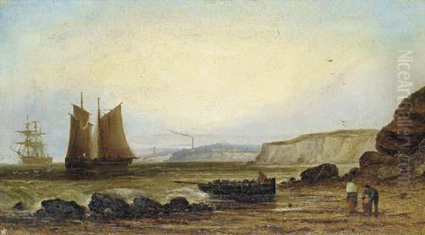 Morning, Denham Harbor From The North Oil Painting by John Callow