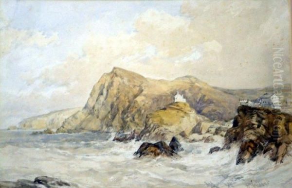 The Coast At Ilfracoombe Oil Painting by William Callow