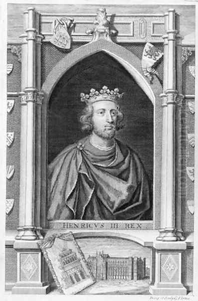 Henry III 1207-72 King of England from 1216, engraved by the artist Oil Painting by George Vertue