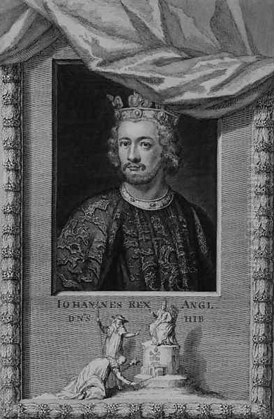 John 1167-1216 King of England from 1199, engraved by the artist Oil Painting by George Vertue