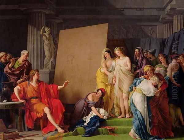 Zeuxis Choosing Models from the Beautiful Women of Croton, 1789 Oil Painting by Francois-Andre Vincent