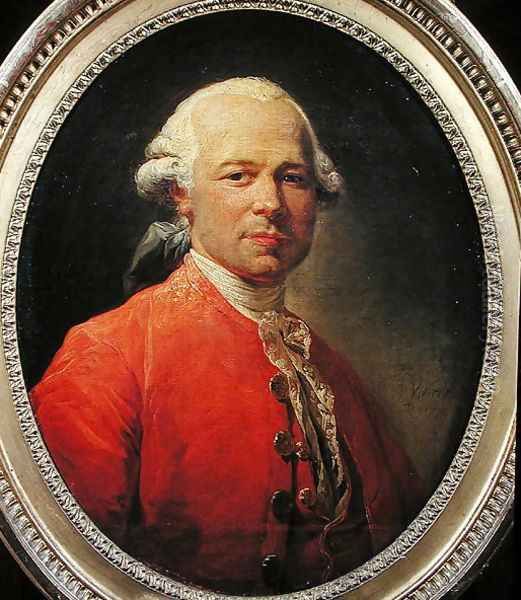 Jean-Pierre Houel 1735-1813 1772 Oil Painting by Francois-Andre Vincent