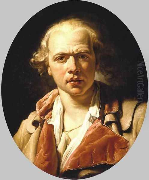 Portrait of a Man 1774 Oil Painting by Francois-Andre Vincent