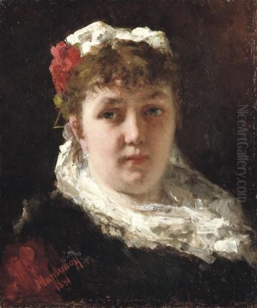 Filia Litvinne by Alexei Alexeivich Harlamoff