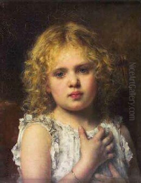 Day-dreams Oil Painting by Alexei Alexeivich Harlamoff