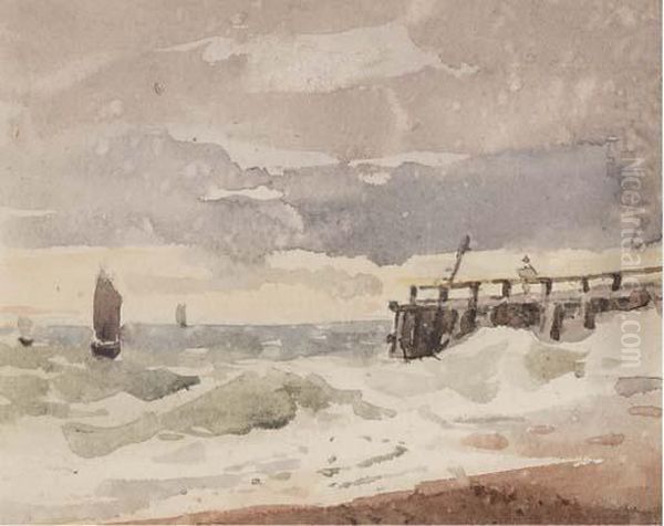 View Of The Shore At Southwold, Suffolk Oil Painting by Thomas Gainsborough