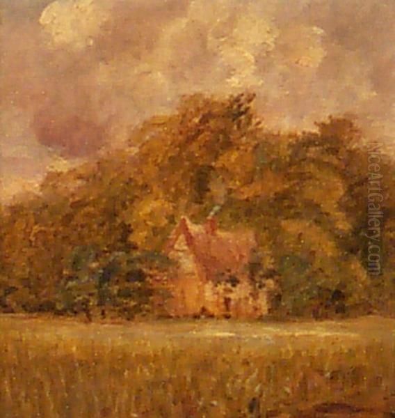 A Woodland Cottage Oil Painting by Thomas Gainsborough