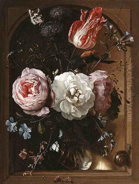 Still life Oil Painting by Nicolaes van Veerendael