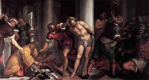 Flagellation Oil Painting by Antonio da Vassilacchi