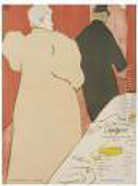 Programme Pour L'argent (w.97; D. 15; A. 148) Oil Painting by Henri De Toulouse-Lautrec