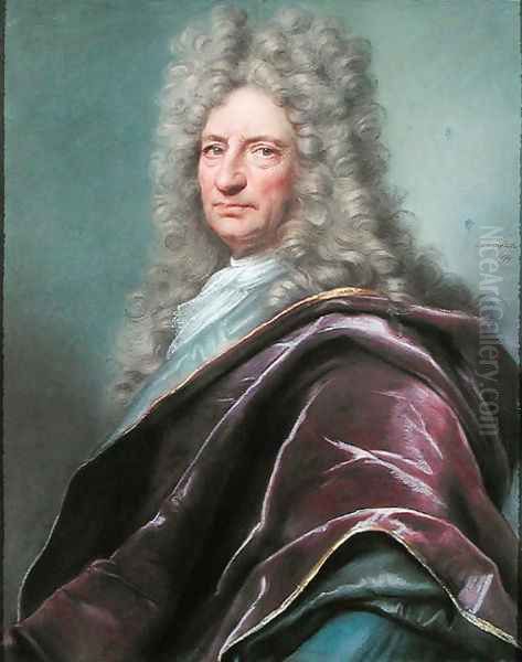 Samuel Bernard 1651-1739 Comte de Coubert, 1699 Oil Painting by Joseph Vivien