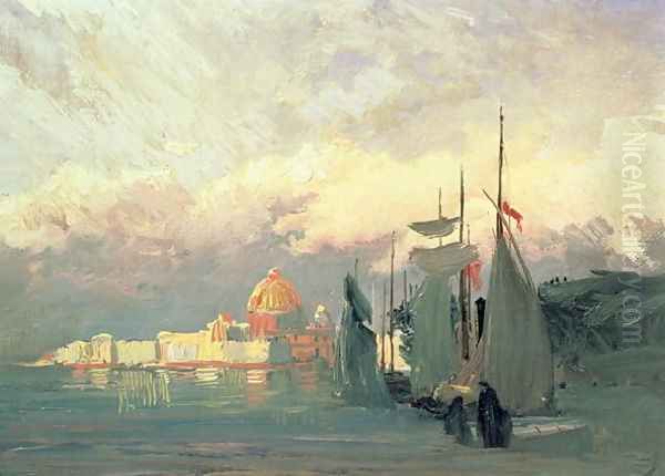 On the Neva Oil Painting by Fedor Aleksandrovich Vasiliev