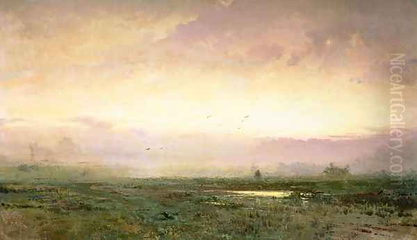 Morning, 1872-73 Oil Painting by Fedor Aleksandrovich Vasiliev