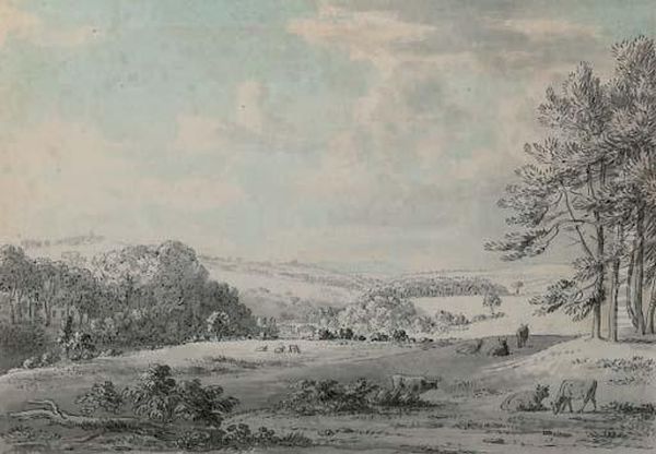 Gisburn Park, Pendle Oil Painting by Anthony Devis