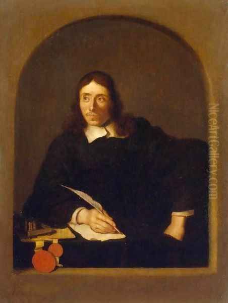 Portrait of a Notary Oil Painting by Arie de Vois