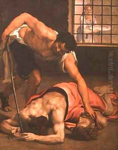 The Beheading of St John the Baptist Oil Painting by Daniele da Volterra