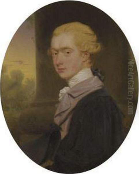 Portrait Of George, Viscount Althorp, Later 2 Oil Painting by John Downman