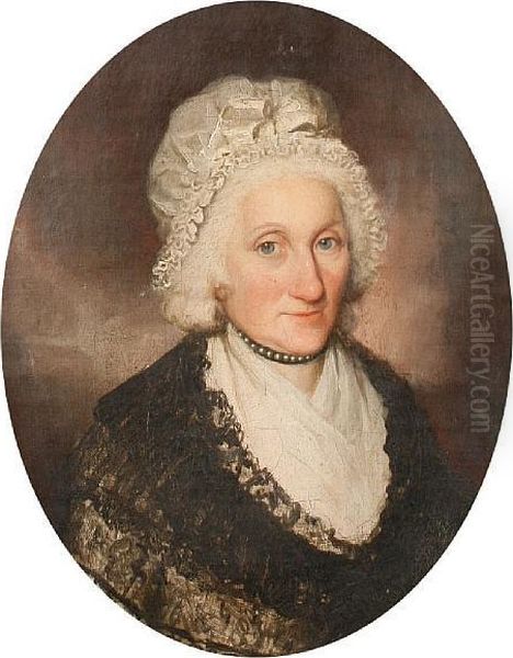 Portrait Of A Lady Oil Painting by John Downman