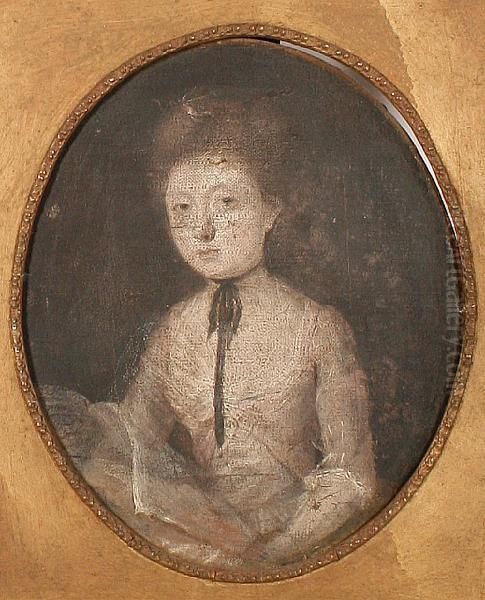 Portrait Of Lady Oil Painting by John Downman