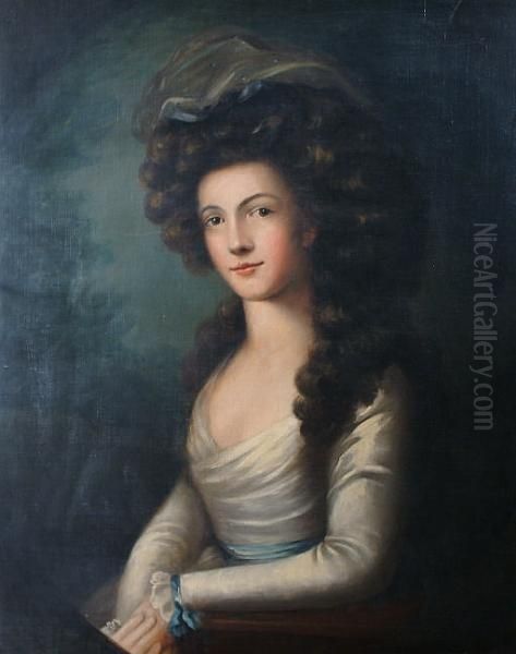 Portrait Of A Lady Oil Painting by John Downman