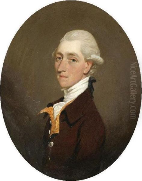 Portrait Of Robert Dale Oil Painting by John Downman