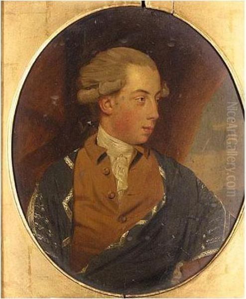 Portrait Of The Rt. Hon. William
 George Monckton-arundell, 5th Viscount Galway, 1782-1834 Oil Painting by John Downman