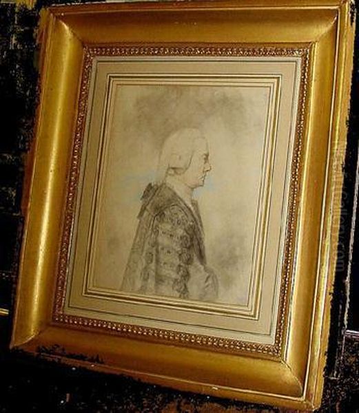 Portrait Of A Chancellor Oil Painting by John Downman