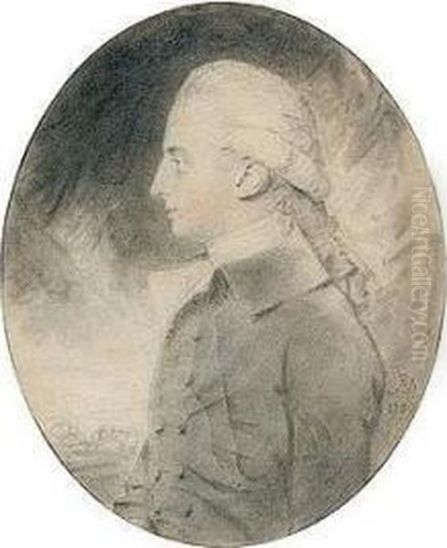 Portrait Of William Legge, 2nd Earl Of Dartmouth Oil Painting by John Downman