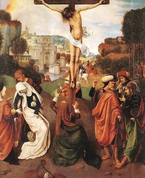 Crucifixion 2 Oil Painting by Master of the Virgo inter Virgines