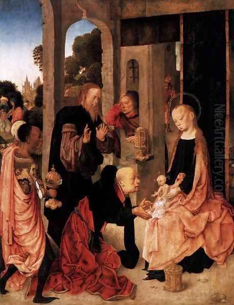 Adoration of the Magi Oil Painting by Master of the Virgo inter Virgines