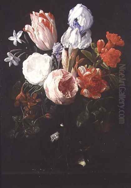 Still Life with Flowers 2 Oil Painting by Nicholaes van Verendael