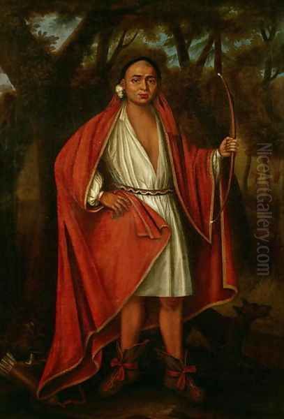 No Nee Yeath Tan no Ton, King of the Generath, 1710 Oil Painting by Johannes or Jan Verelst