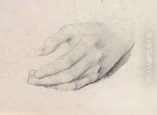 Hand, early 19th century Oil Painting by Queen Victoria